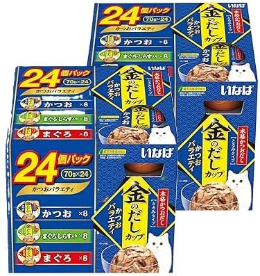 15 いなば 金のだしカップ かつおバラエティパック 70g×12個x11箱 Amazon.co.jp: いなば 金のだしカップ かつおバラエティパック 70g×12